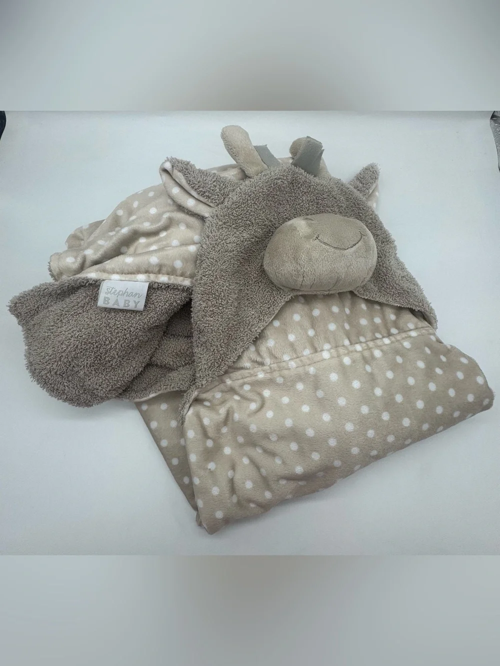 Stephan Baby Giraffe Hooded Towel/Blanket